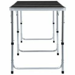 VidaXL Table pliable de camping Gris Aluminium 180x60 cm 9 VidaXL Table pliable de camping Gris Aluminium 180x60 cm -Loisirs de plein air Soldes Magasin image 4 48175