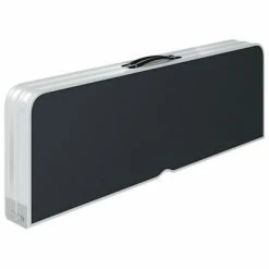 VidaXL Table de camping pliable avec 2 bancs Aluminium Gris -Loisirs de plein air Soldes Magasin image 4 48183