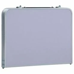 VidaXL Table pliable de camping Blanc Aluminium 60x40 cm -Loisirs de plein air Soldes Magasin image 4 48185