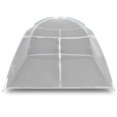 VidaXL Moustiquaire Mongolia 2 portes 200 x 120 x 130 cm Blanc 4 VidaXL Moustiquaire Mongolia 2 portes 200 x 120 x 130 cm Blanc – Image 4