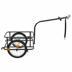 VidaXL Remorque pour bicyclette 50 L Noir -Loisirs de plein air Soldes Magasin image 4 91773