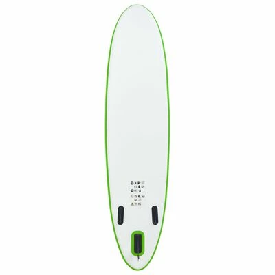 VidaXL Ensemble de planches SUP gonflables Vert et blanc 4 VidaXL Ensemble de planches SUP gonflables Vert et blanc – Image 4