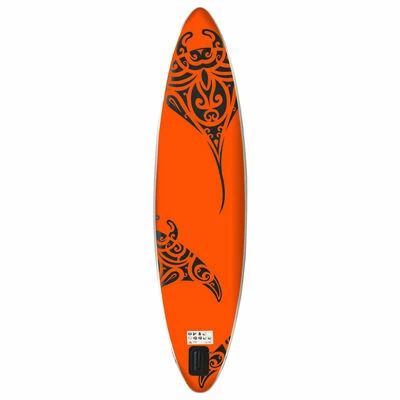 VidaXL Ensemble de planche SUP gonflable 320x76x15 cm Orange 4 VidaXL Ensemble de planche SUP gonflable 320x76x15 cm Orange – Image 4