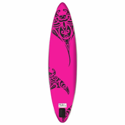 VidaXL Ensemble de planche SUP gonflable 320x76x15 cm Rose 4 VidaXL Ensemble de planche SUP gonflable 320x76x15 cm Rose – Image 4
