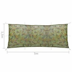 VidaXL Filet de camouflage avec sac de rangement 1,5x5 m Vert -Loisirs de plein air Soldes Magasin image 5 135874