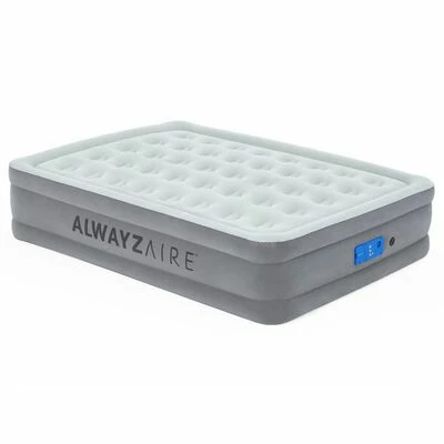 Bestway Lit pneumatique AlwayzAire 2 places 203x152x46 cm Gris 5 Bestway Lit pneumatique AlwayzAire 2 places 203x152x46 cm Gris – Image 5