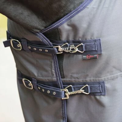 Covalliero Couverture d'extérieur pour chevaux RugBe Zero 155 cm Gris 5 Covalliero Couverture d'extérieur pour chevaux RugBe Zero 155 cm Gris – Image 5