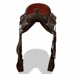 VidaXL Selle, bridon et col de poitrine Cuir véritable 17 po Marron 10 VidaXL Selle, bridon et col de poitrine Cuir véritable 17 po Marron -Loisirs de plein air Soldes Magasin image 5 91349