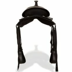 VidaXL Selle, bridon et col de poitrine Cuir véritable 17 po Noir 10 VidaXL Selle, bridon et col de poitrine Cuir véritable 17 po Noir -Loisirs de plein air Soldes Magasin image 5 91354