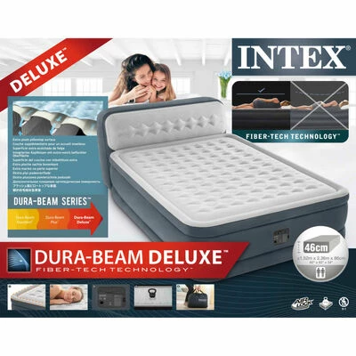 Intex Matelas gonflable Dura-Beam Deluxe Ultra Plush Headboard 86 cm 5 Intex Matelas gonflable Dura-Beam Deluxe Ultra Plush Headboard 86 cm – Image 5