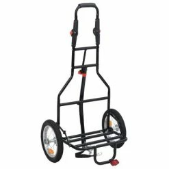 VidaXL Remorque de vélo pliable avec sac d'épicerie Bleu et noir 10 VidaXL Remorque de vélo pliable avec sac d'épicerie Bleu et noir -Loisirs de plein air Soldes Magasin image 5 92447