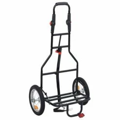 VidaXL Remorque de vélo pliable avec sac d'épicerie Noir 10 VidaXL Remorque de vélo pliable avec sac d'épicerie Noir -Loisirs de plein air Soldes Magasin image 5 92448