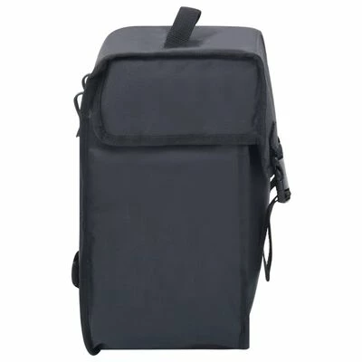 VidaXL Sac de vélo simple pour porte-bagages étanche 21 L Noir 5 VidaXL Sac de vélo simple pour porte-bagages étanche 21 L Noir – Image 5