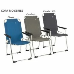 Bo-Camp Chaise de camping pliable Copa Rio Comfort XXL Océan -Loisirs de plein air Soldes Magasin image 6 428610