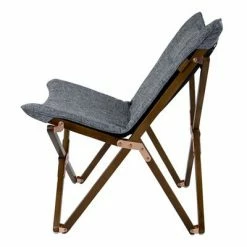 Bo-Camp Chaise de détente Bloomsbury S Gris -Loisirs de plein air Soldes Magasin image 6 441515