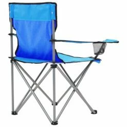 VidaXL Table et chaises de camping 3 pcs Bleu -Loisirs de plein air Soldes Magasin image 6 44386