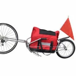 VidaXL Remorque de vélo à une roue avec sac de rangement -Loisirs de plein air Soldes Magasin image 6 90621