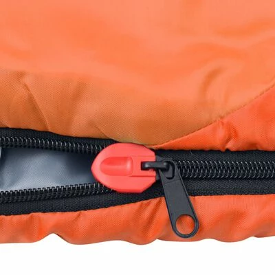 VidaXL Sacs de couchage type enveloppe 2 pcs Orange 1 100 g 10°C 6 VidaXL Sacs de couchage type enveloppe 2 pcs Orange 1 100 g 10°C – Image 6