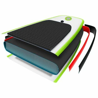 VidaXL Ensemble de planches SUP gonflables Vert et blanc 6 VidaXL Ensemble de planches SUP gonflables Vert et blanc – Image 6
